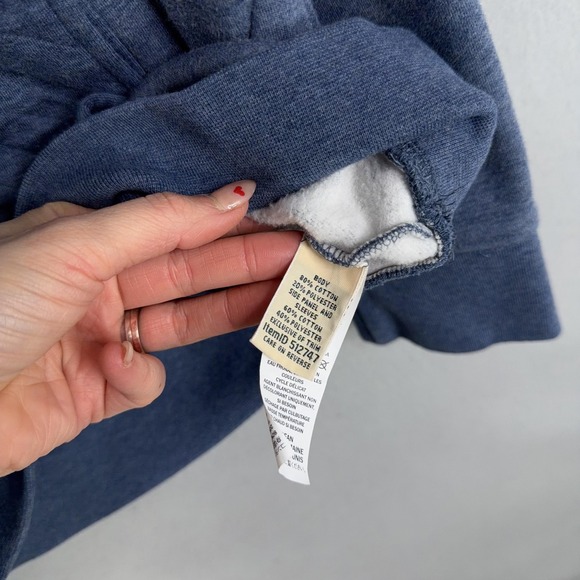 L.L.Bean Sweater Womens Large Tall LT Quilted 1/4 Zip Pullover Fleece Pockets - Picture 6 of 13